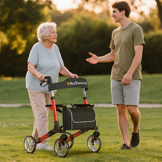 How to Choose & Use a Rollator Walker: Protraverse Seniors’ Guide