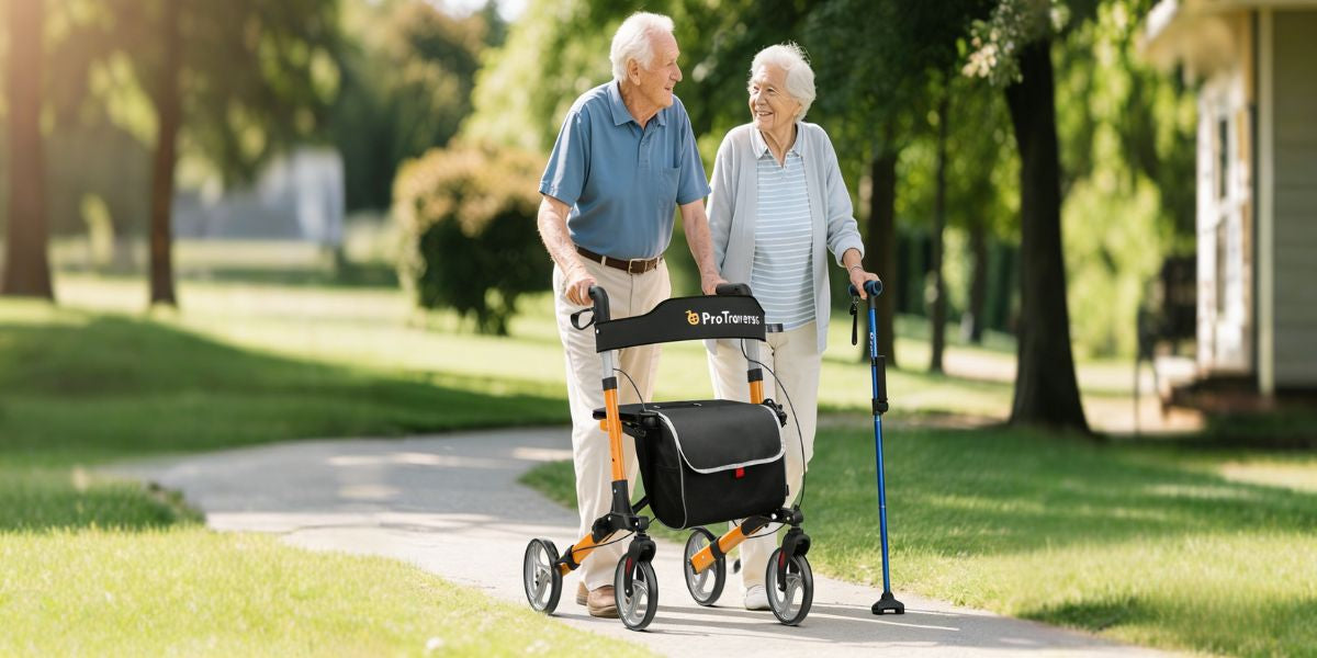 When Is a Rollator the Better Choice Compared to a Cane or Crutches | ProTraverse