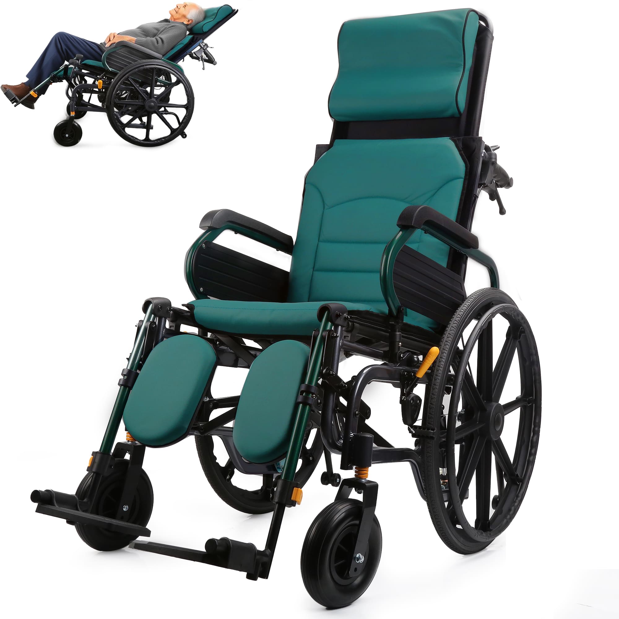 reclining wheelchair for elderly