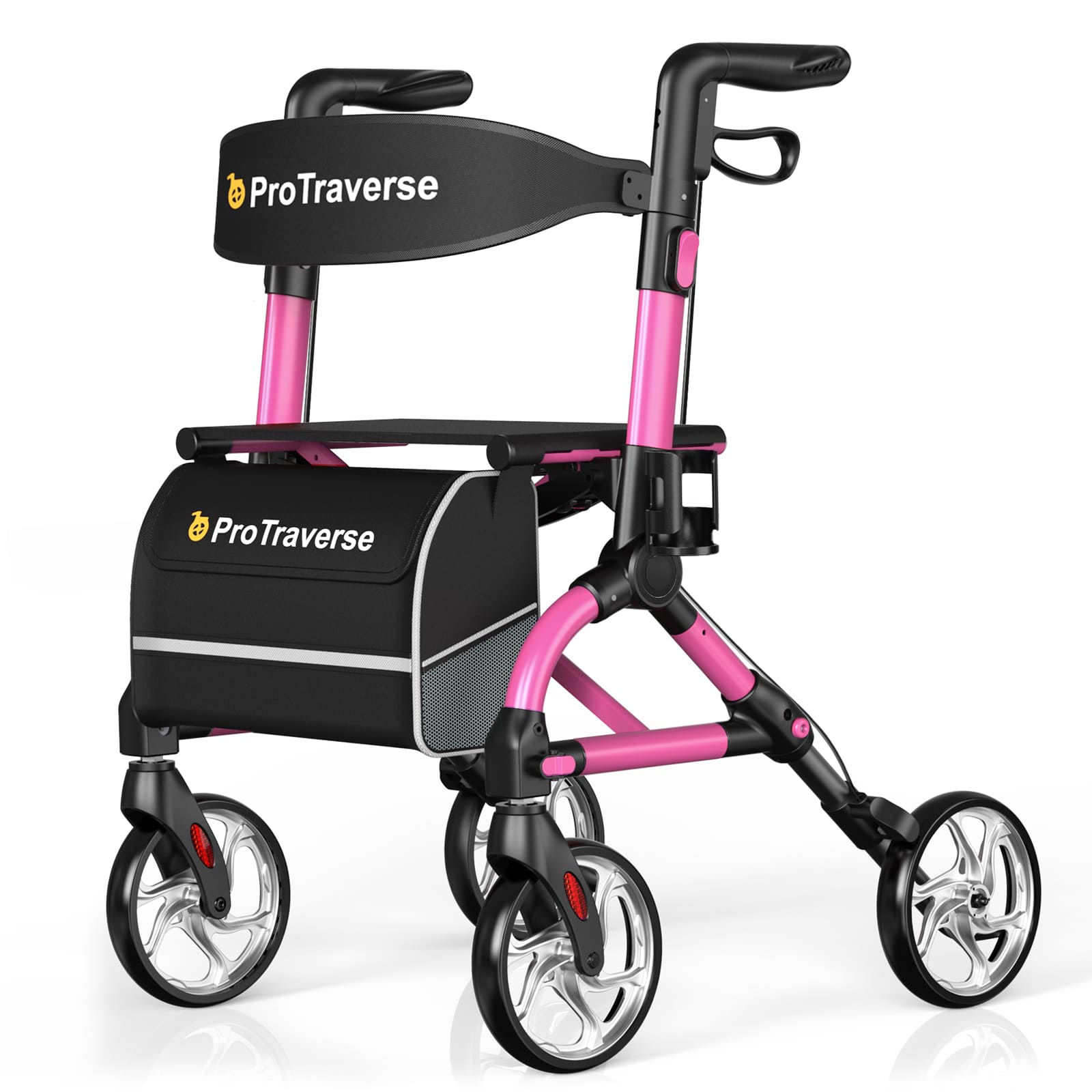 best rollator walker with seat#ar40 pink