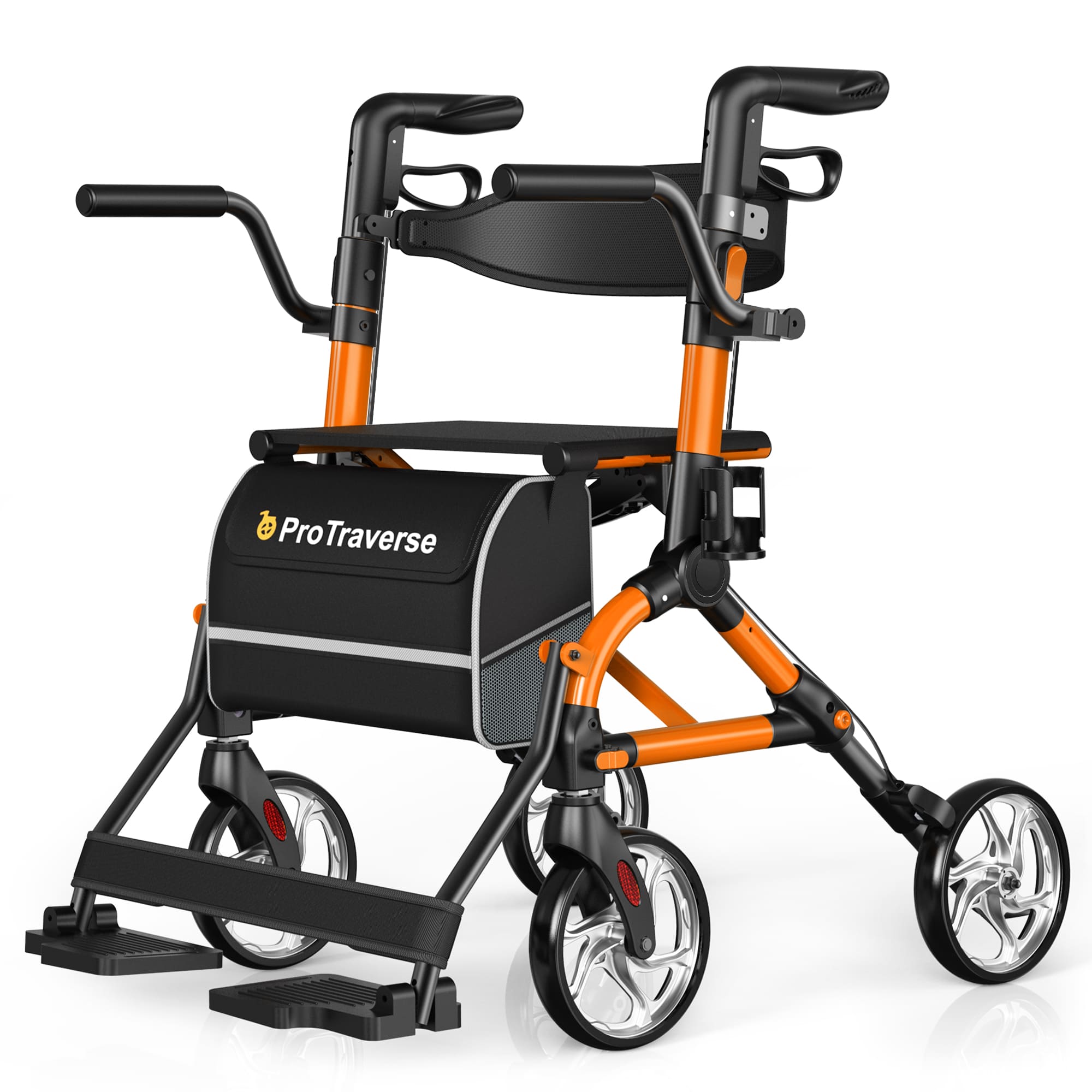 orange rollator walker#ar80 orange