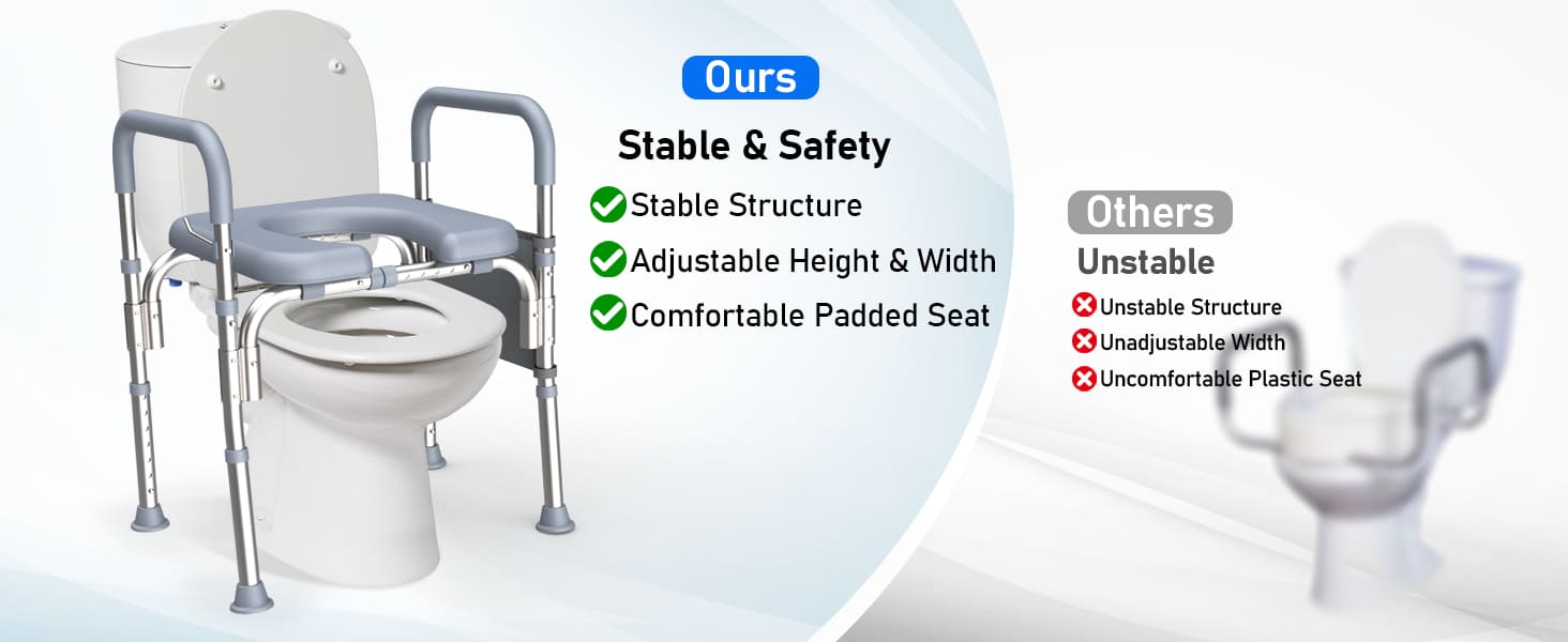 protrverse raised toilet seat vs other brand#bs02 pc
