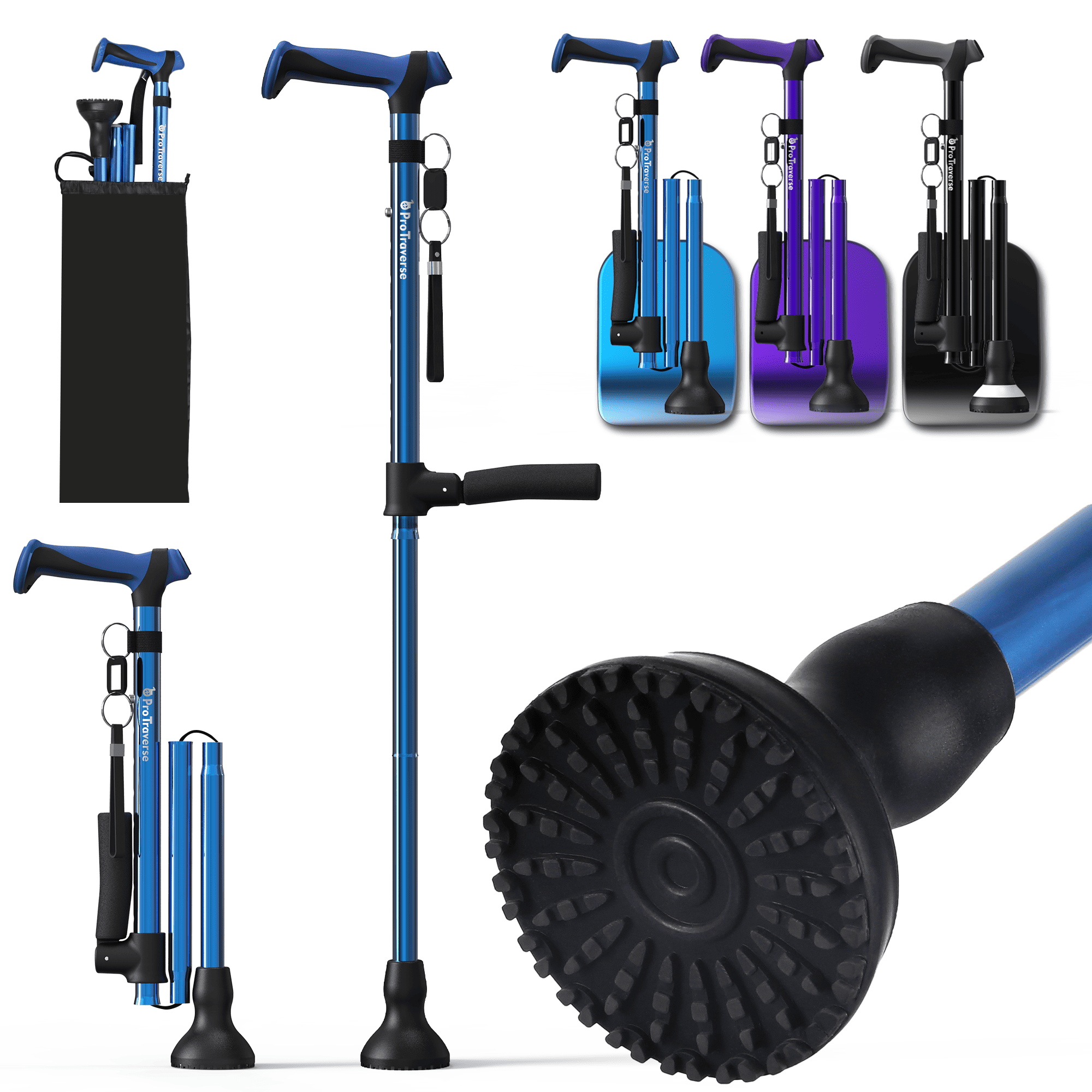 emergency ID walking cane