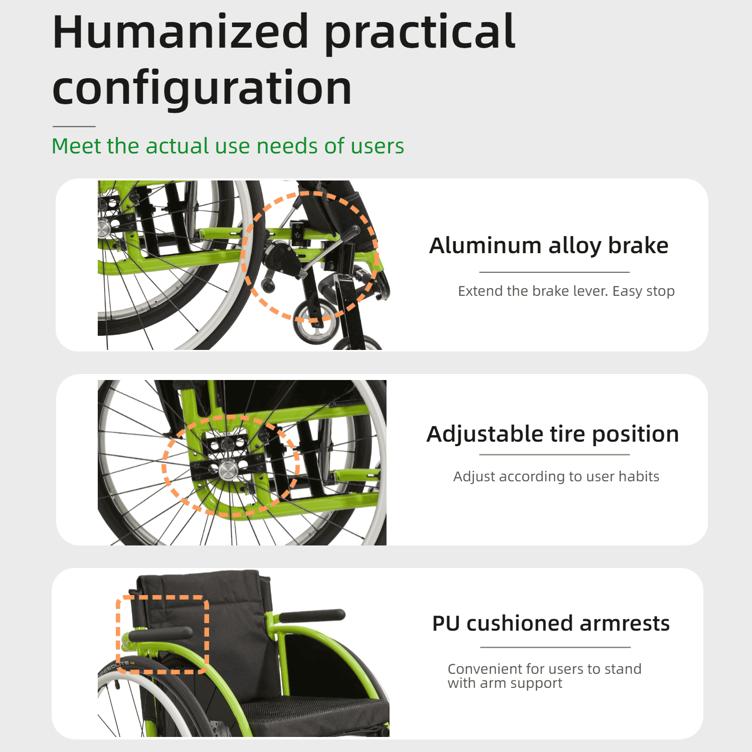 Foldable Wheelchair – Lightweight Travel Chair, Ergonomic Comfort