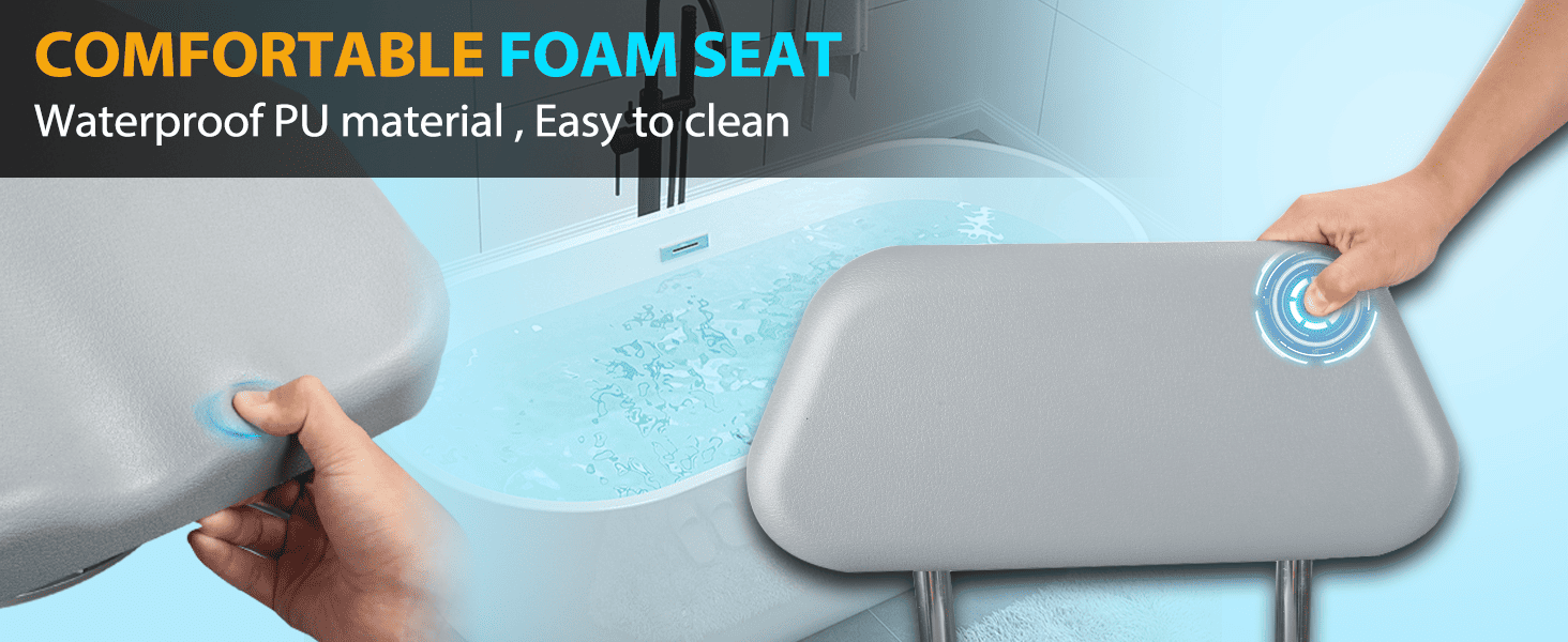 shower chair with comfortable foam seat#hh10 pc