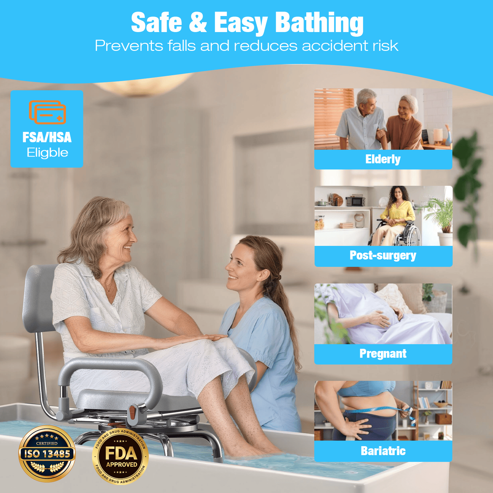 shower chair for elderly