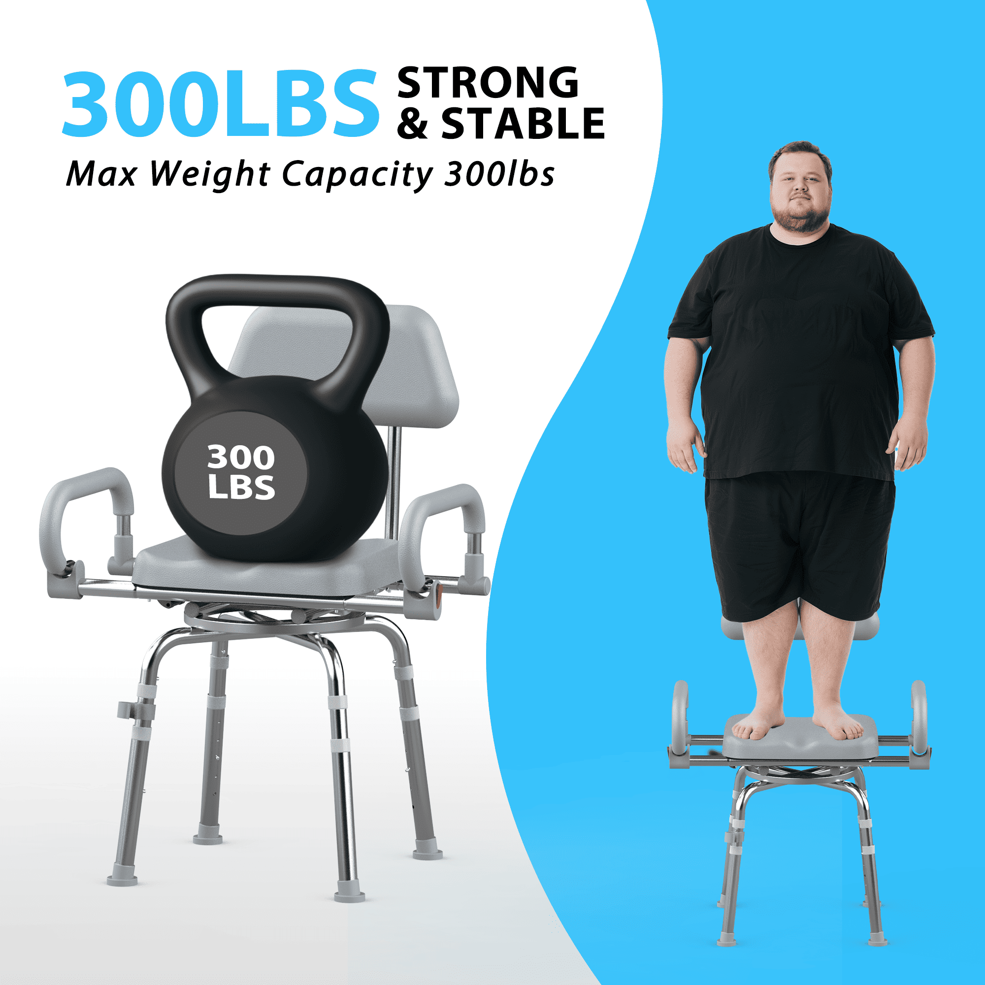 shower chair 300 lb capacity#hh20