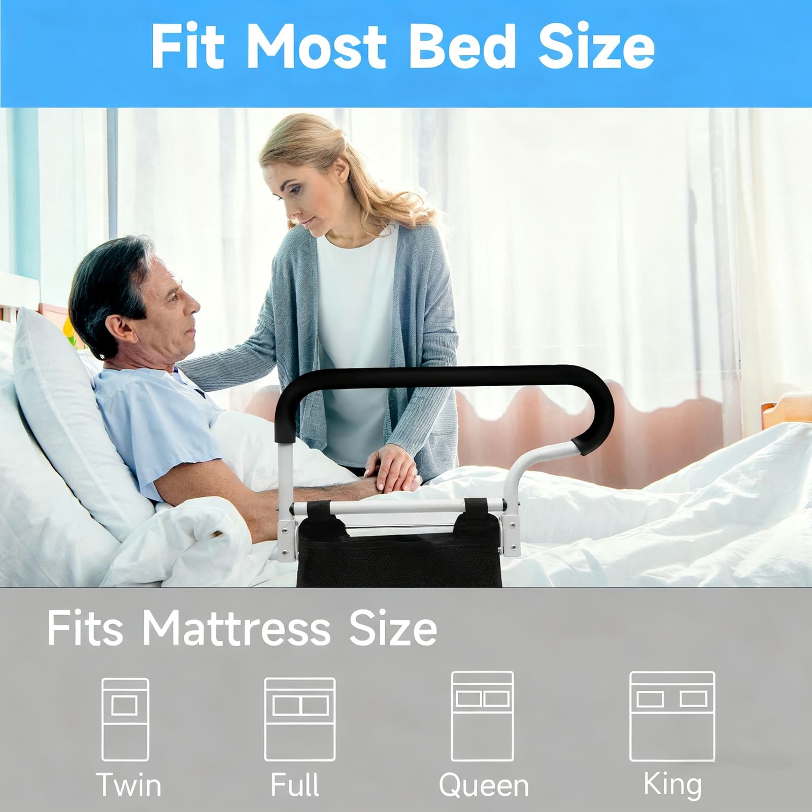 bed rail for full size bed#hh30