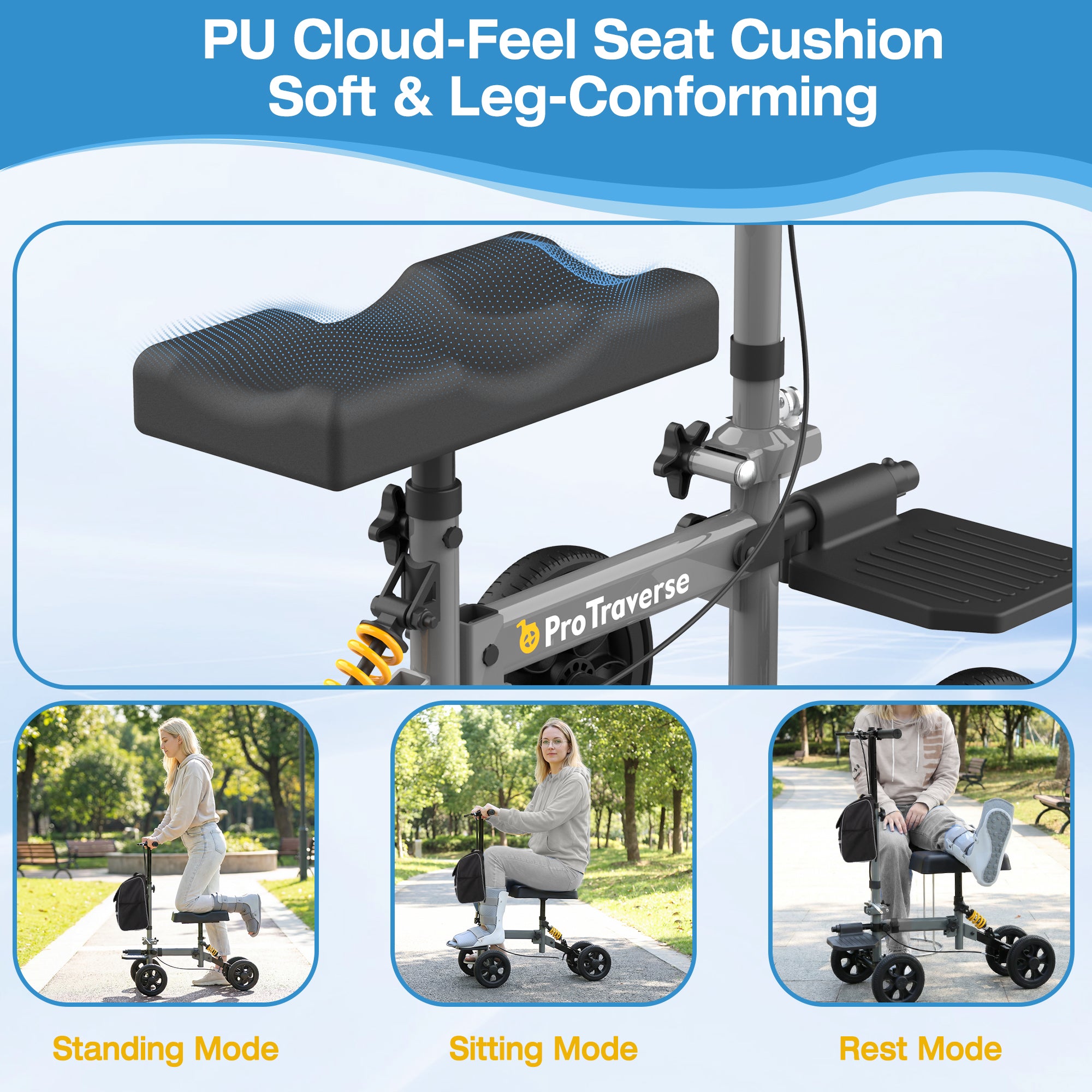 seated knee scooter#hh60a