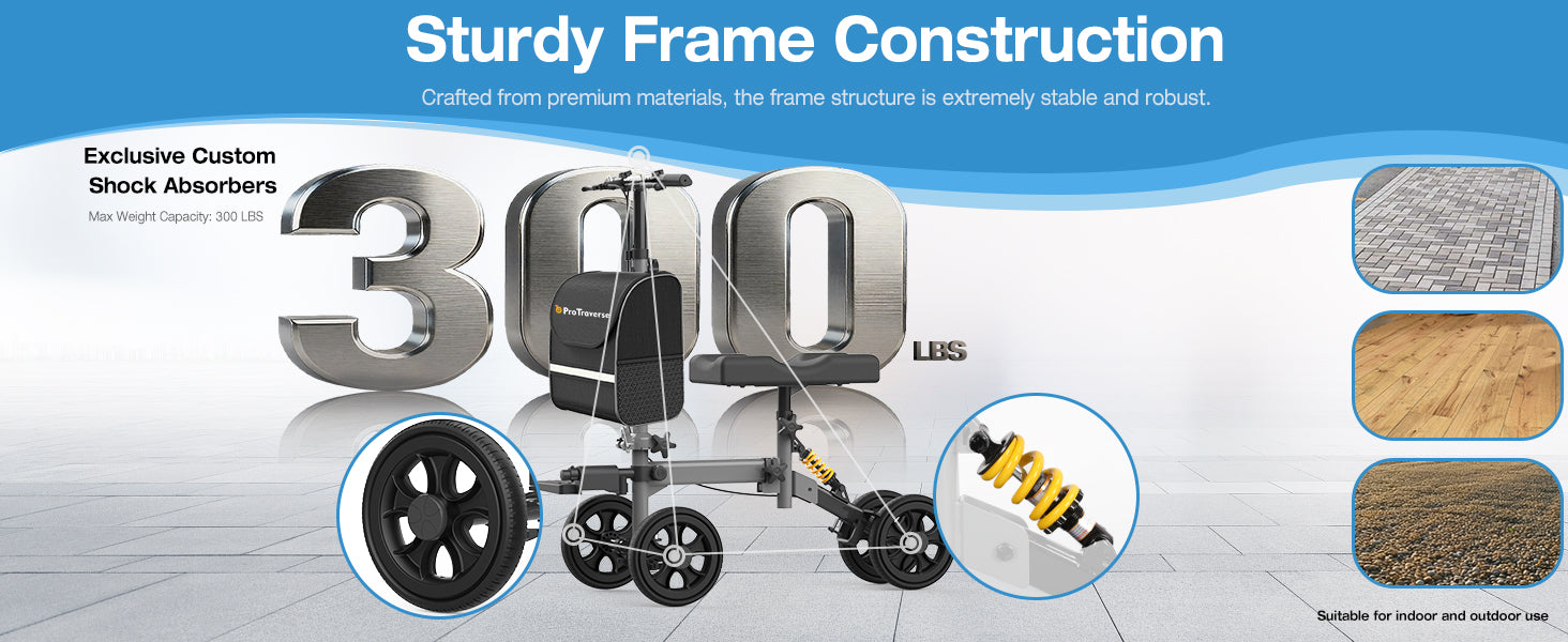 knee scooter for over 300 lbs#hh60a pc