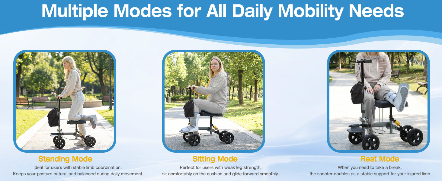 seated knee scooter#hh60a pc