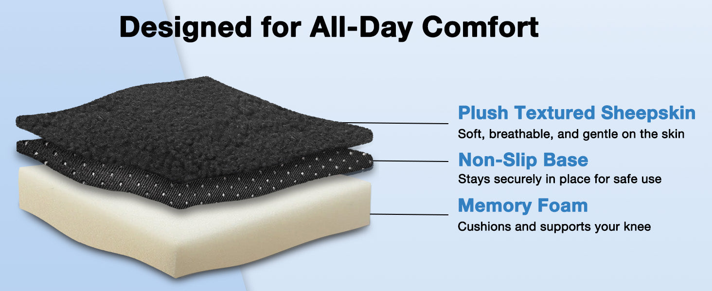 knee scooter pad cover for all day comfort#hh60b pc
