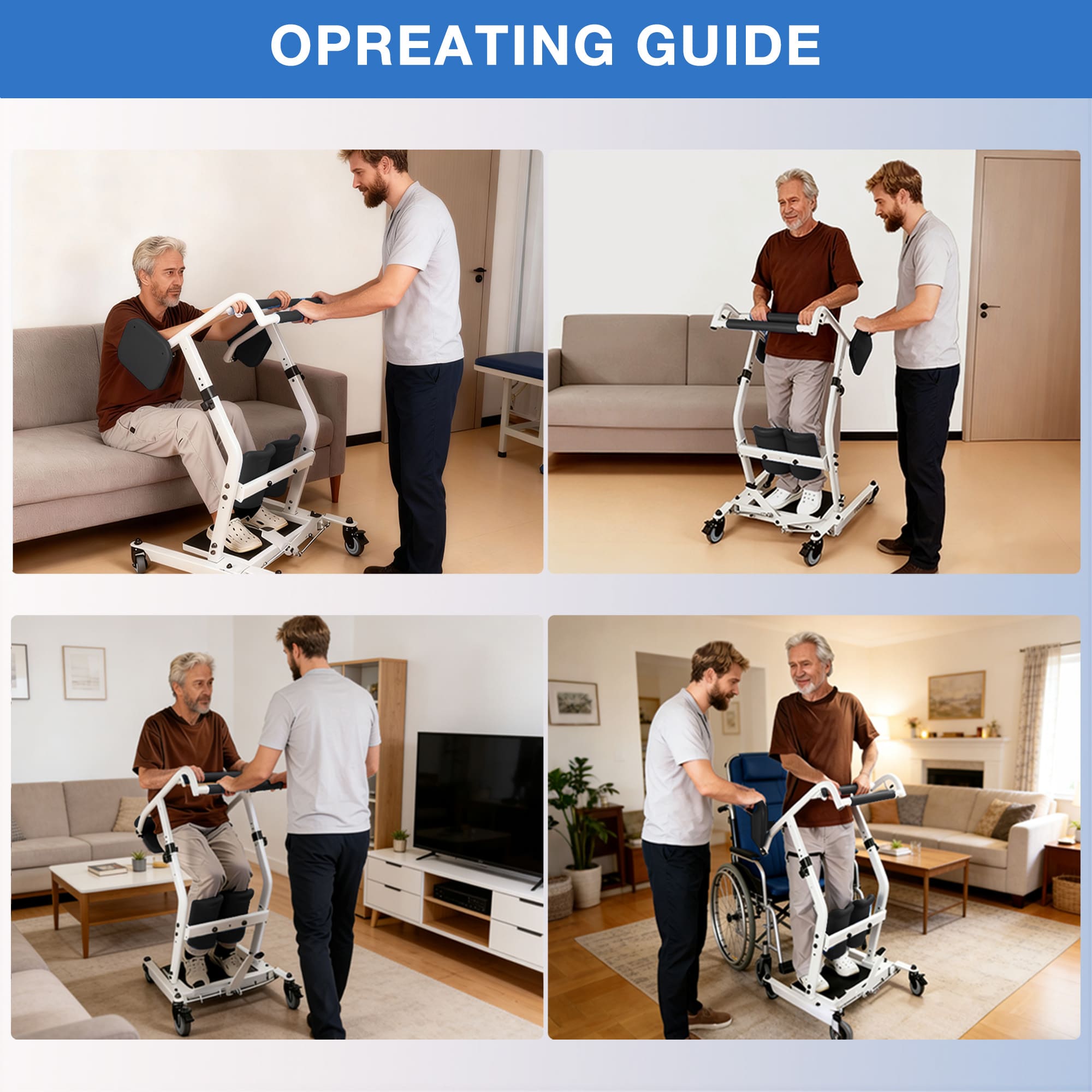 how to use a sit to stand lift#sal02 black