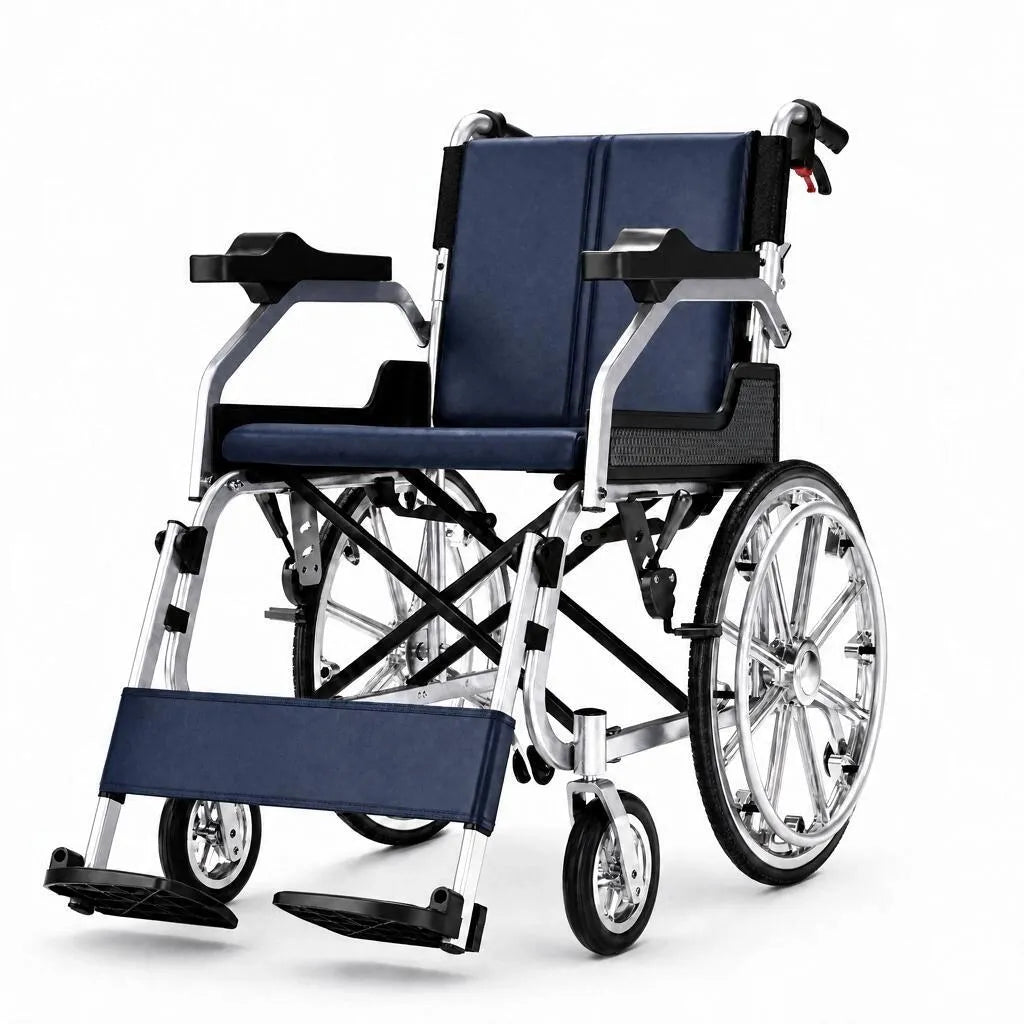 Foldable Transport Wheelchair for Easy Everyday Mobility