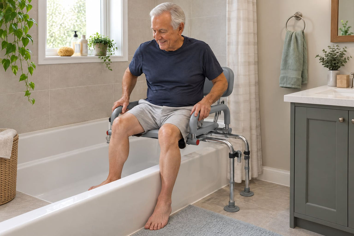 what is a sliding shower chair | sliding chair buying guide