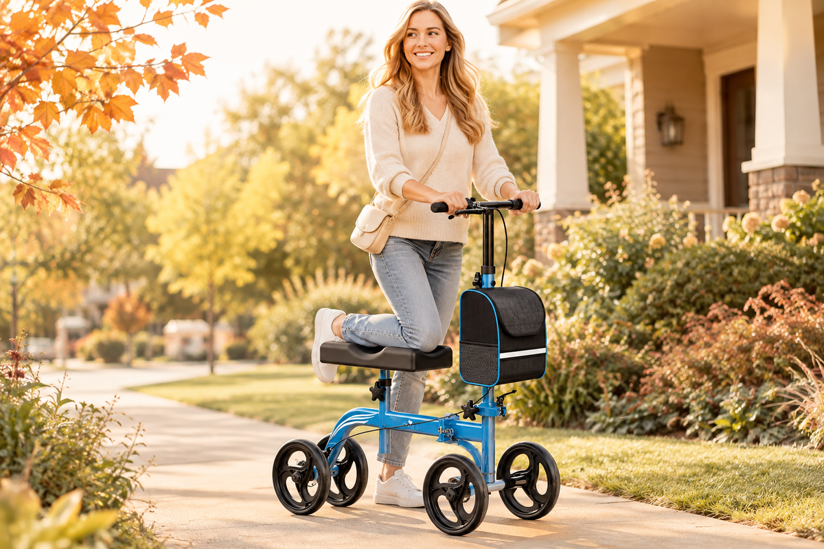 Scooter for a Broken Foot: What to Know Before Choosing a Knee Scooter