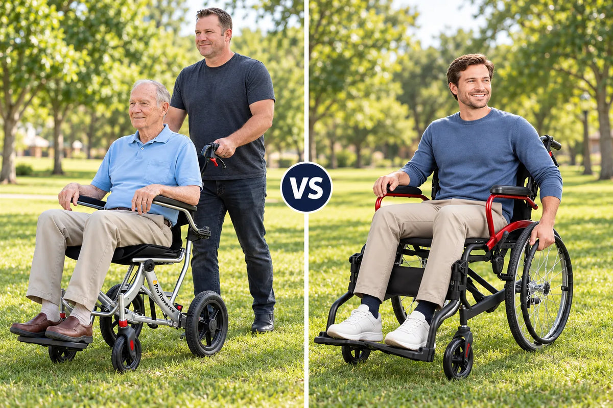 Transport Chair vs Wheelchair