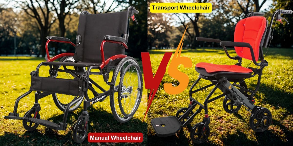 Manual Wheelchair vs. Transport Wheelchair: How to Choose the Right One for Your Lifestyle | ProTraverse