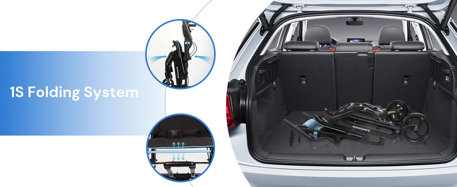 folding transport wheelchair#a02 blue pc