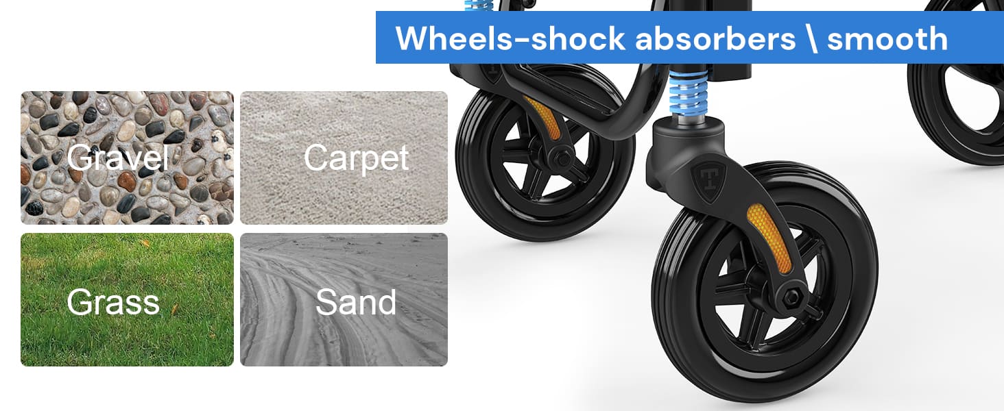 all terrain transport wheelchair#a02 blue pc