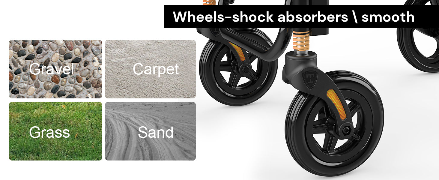 all terrain transport wheelchair#a02 gray pc