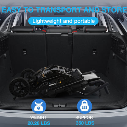 Ultra-Lightweight Portable Transport Wheelchair for Adults