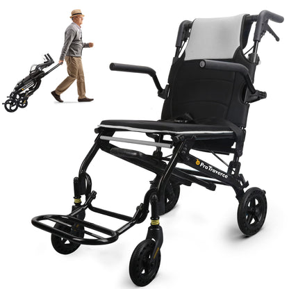 Ultra-Lightweight Portable Transport Wheelchair for Adults