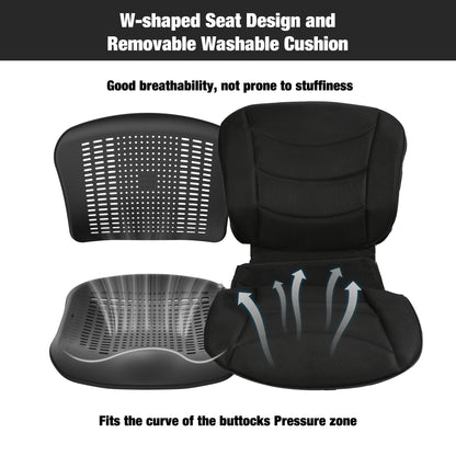 Lightweight Foldable Wheelchair for Adults with 12" Wheels