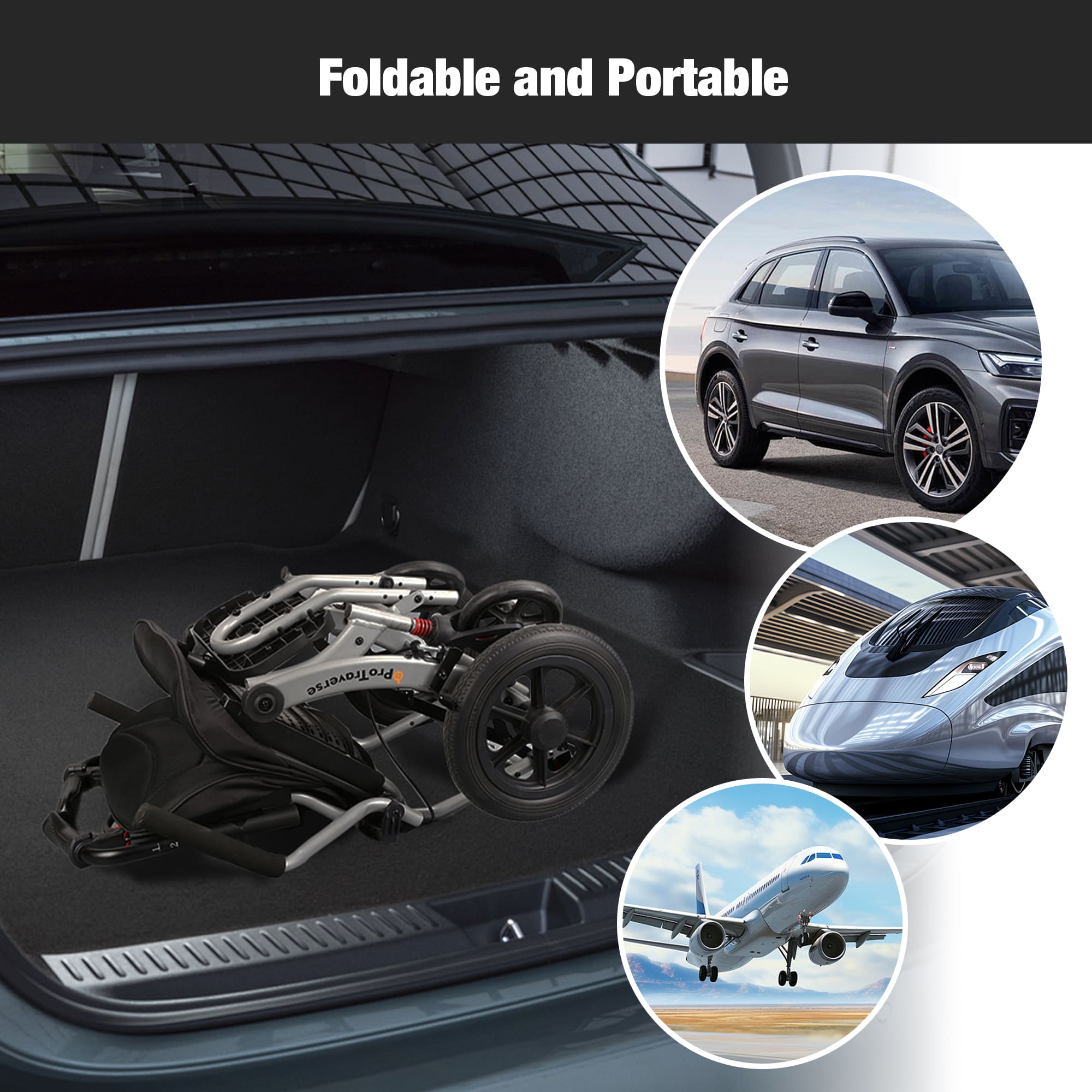 foldbale wheelchair for trip