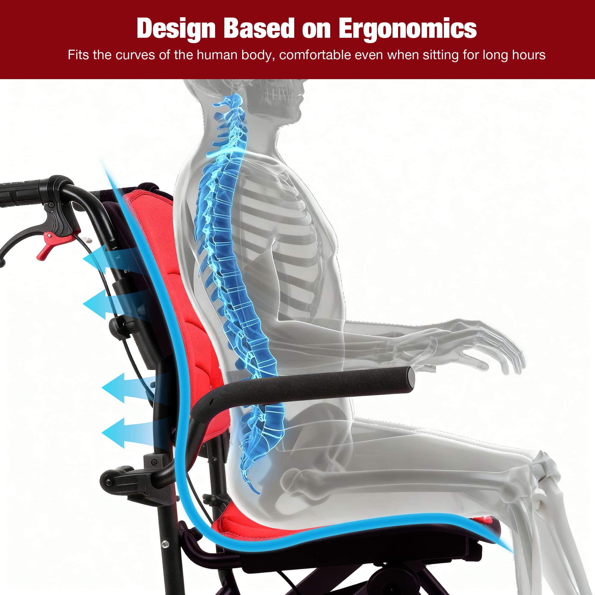 high back wheelchair