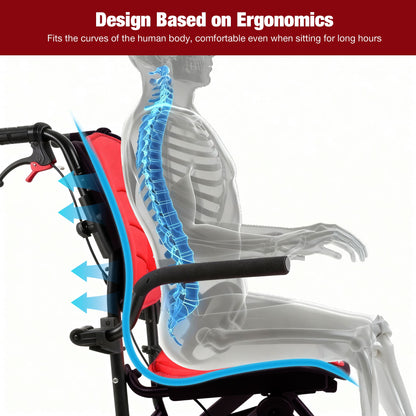 high back wheelchair