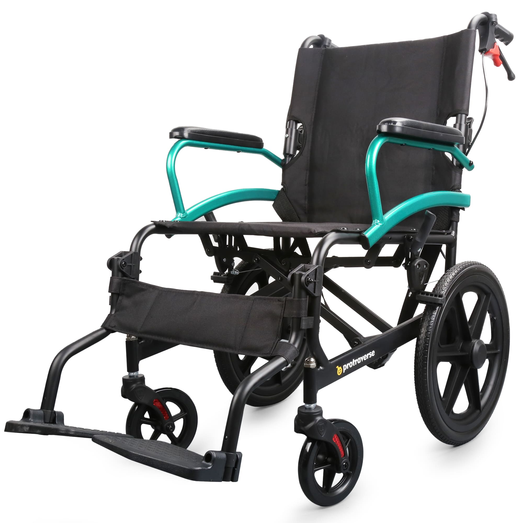 ProTraverse A08 Wheelchair | Lightweight Foldable 220 lbs Model