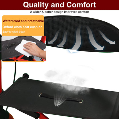waterproof and breathable rollator#ar40 red