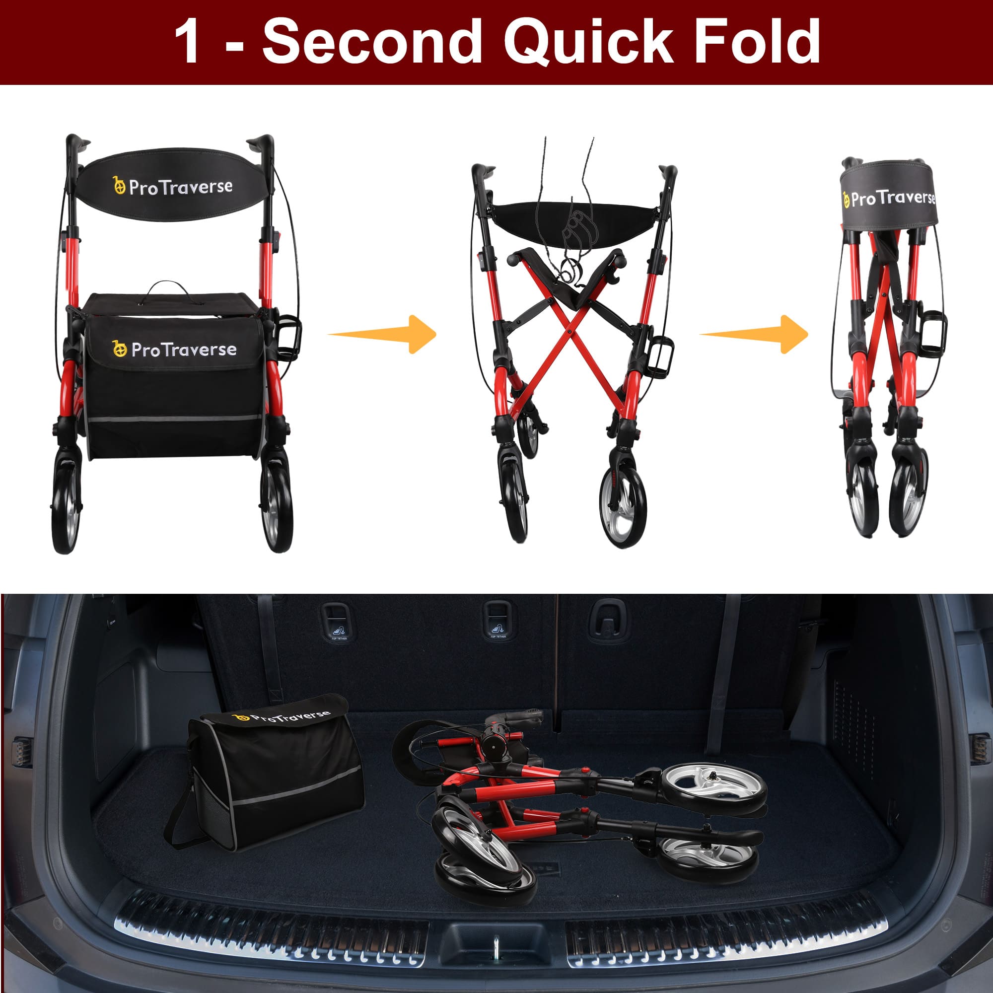 how to fold a rollator walker#ar40 red