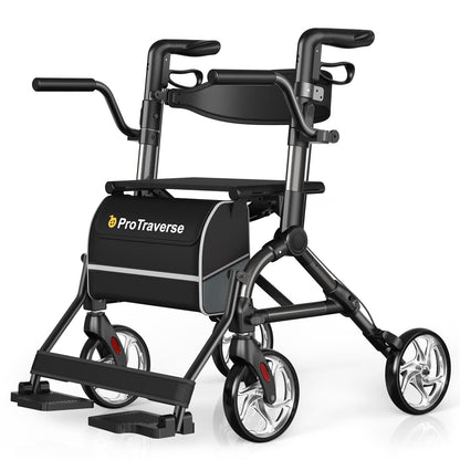 black rollator walker#ar80 black