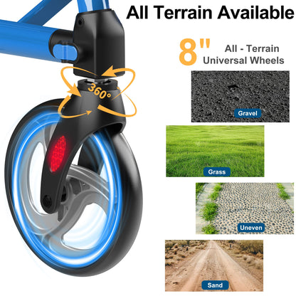 all terrain rollator walker#ar80 blue mb