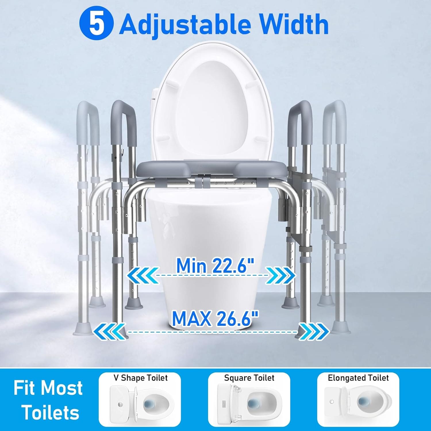 raised toilet seat fit any toilets#bs02