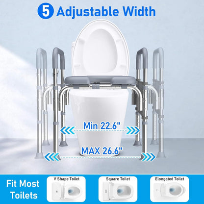 raised toilet seat fit any toilets#bs02