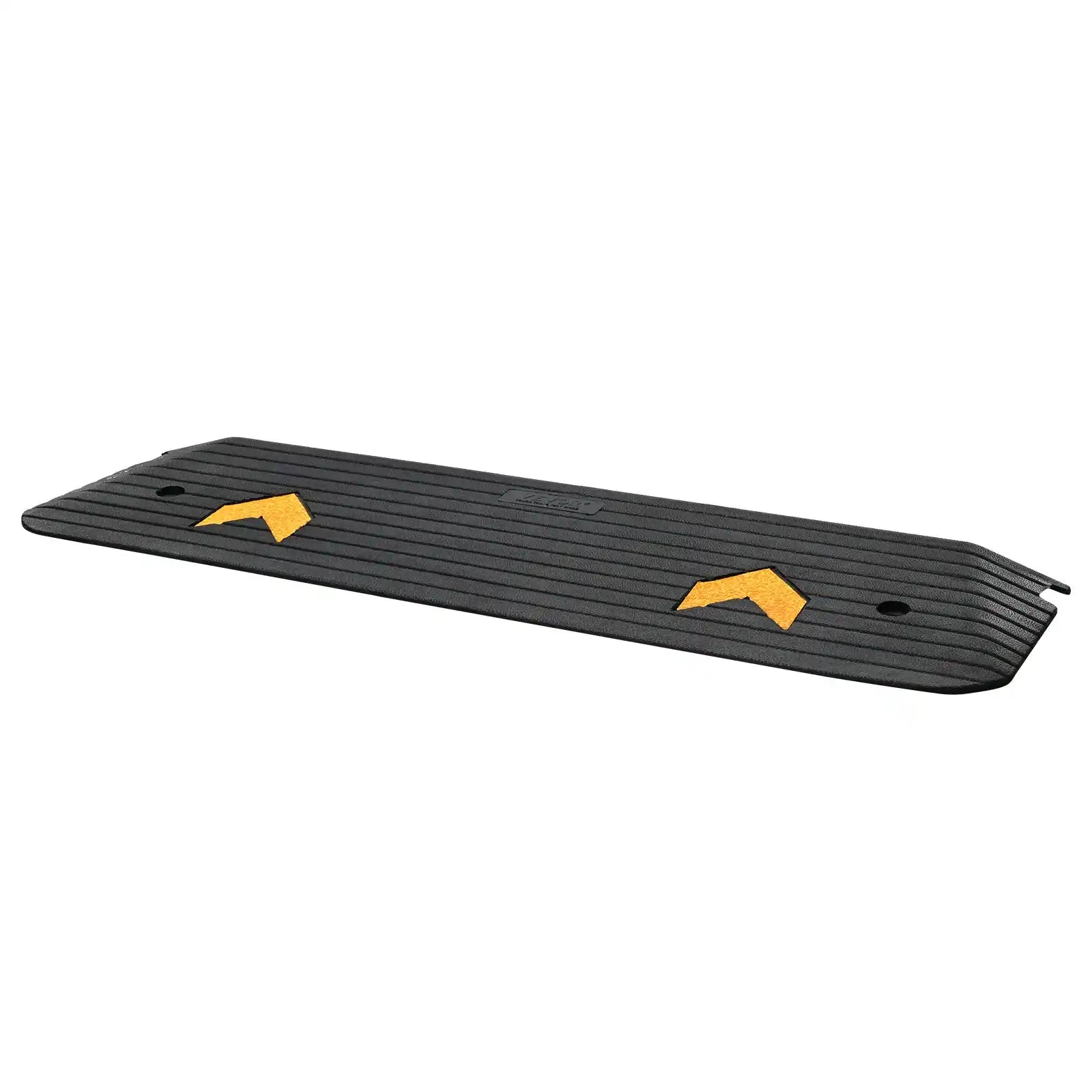 Wheelchair Threshold Ramp, Non-Slip Textured Rubber Curb Ramp, 33,069 lb Capacity