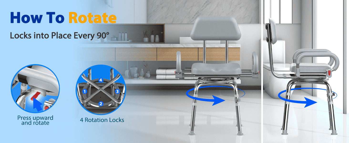 how to rotate a shower chair#hh20 pc