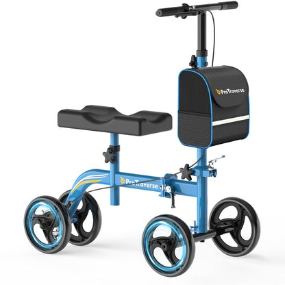 Foldable Knee Scooter with Comfort Knee Pad for Adults