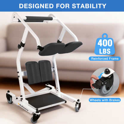 sit-to stand lift supports up to 400 lbs#sal02 black