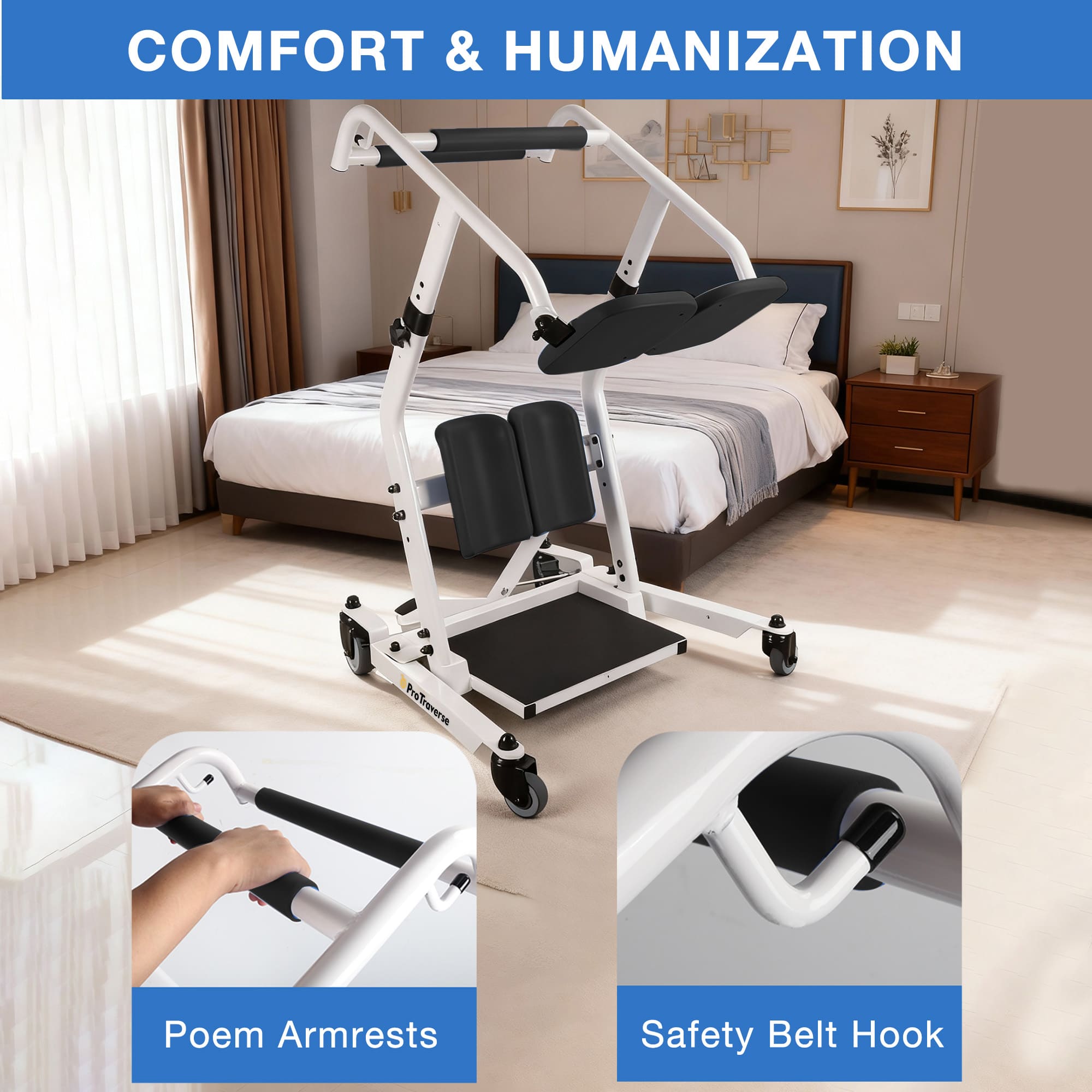 sit to stand transfer lift#sal02 black