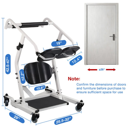 Sit to Stand Lift, Stand Assist Patient Transfer Chair