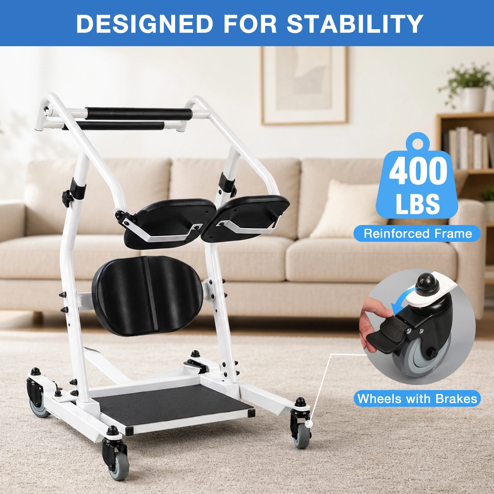 Sit to Stand Lift, Stand Assist Patient Transfer Chair