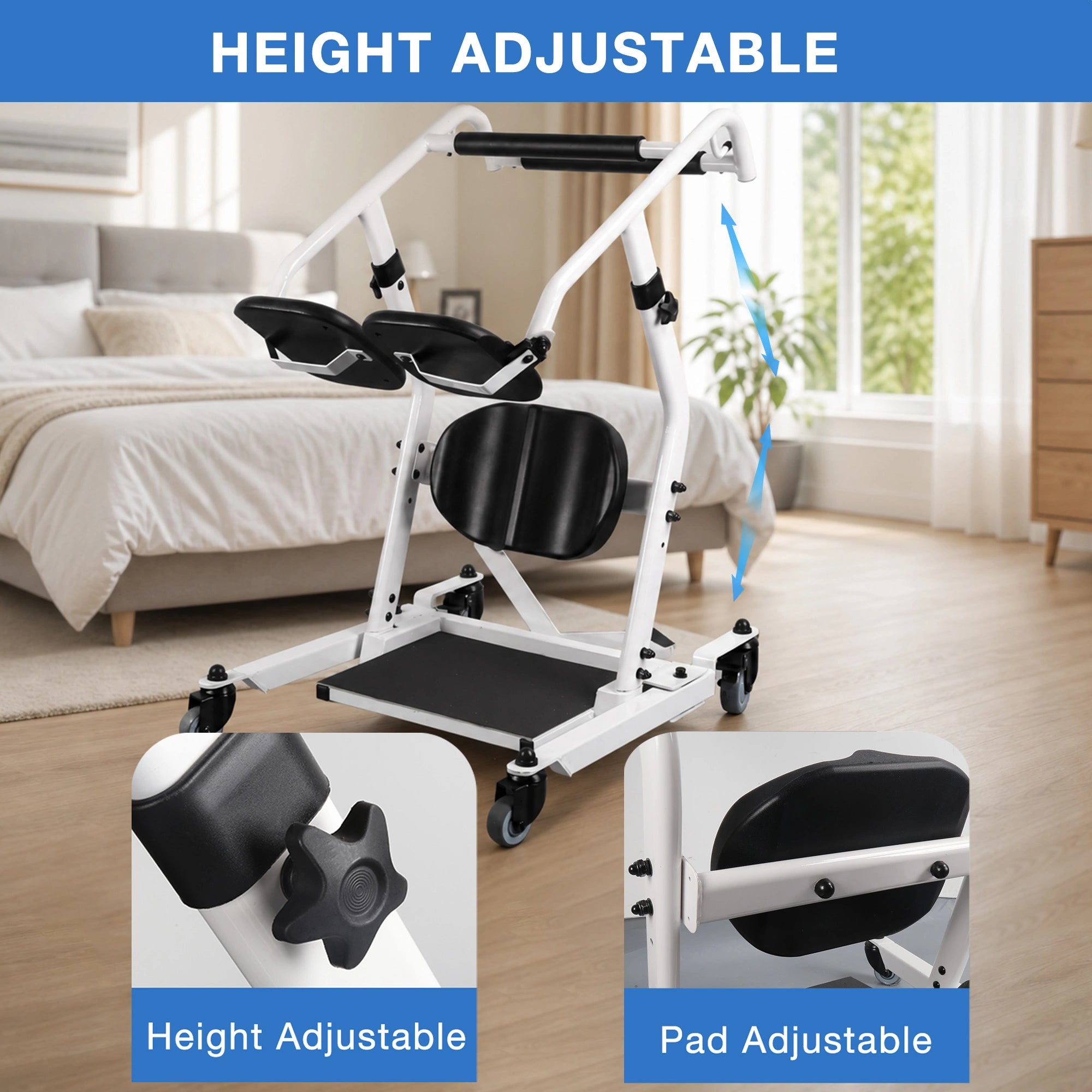 Sit to Stand Lift, Stand Assist Patient Transfer Chair
