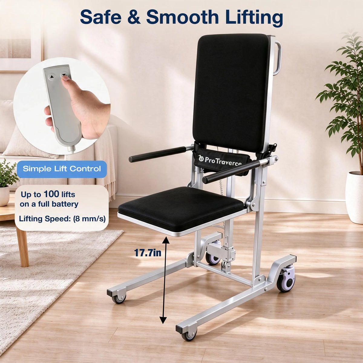 Standing mobility aid for assisted transfers from a seated position#SAL06_black