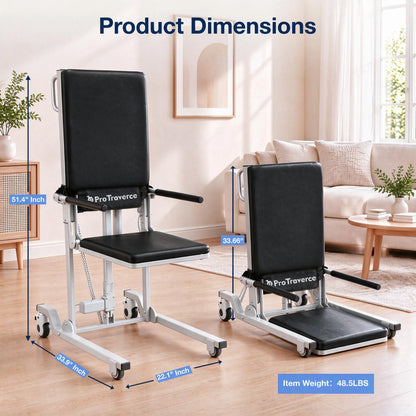 Sit to stand transfer lift equipment for everyday care needs#SAL06_black