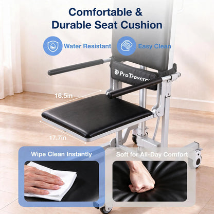 Sit-to-stand patient handling equipment for caregivers #SAL06_black