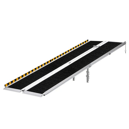 Portable Wheelchair Ramp for Easier Home Entry, 7FT Folding Design
